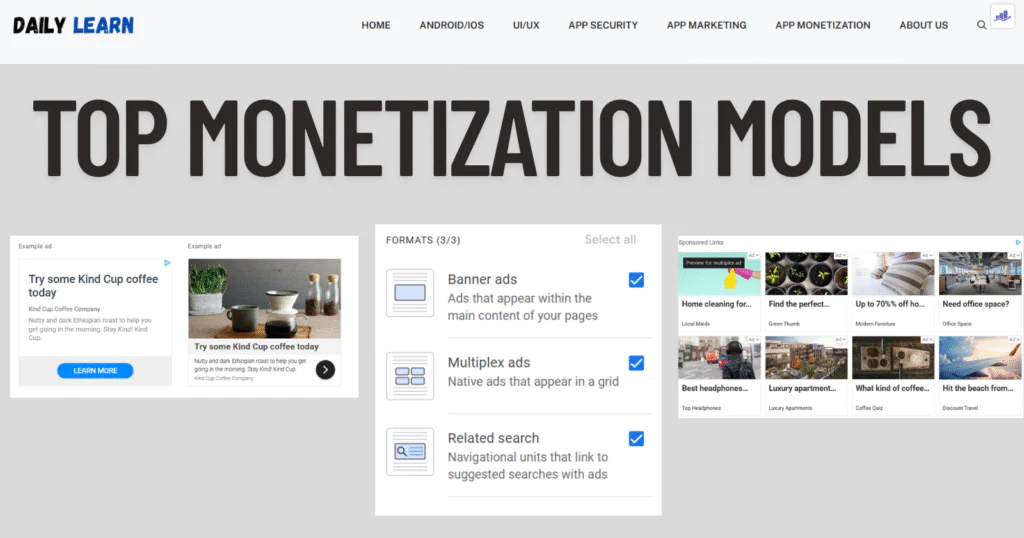 Top Monetization Models